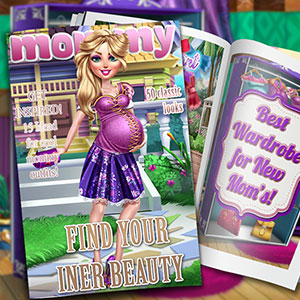 Pregnant Diva Magazine Cover