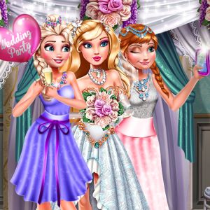 Princesses Wedding Selfie